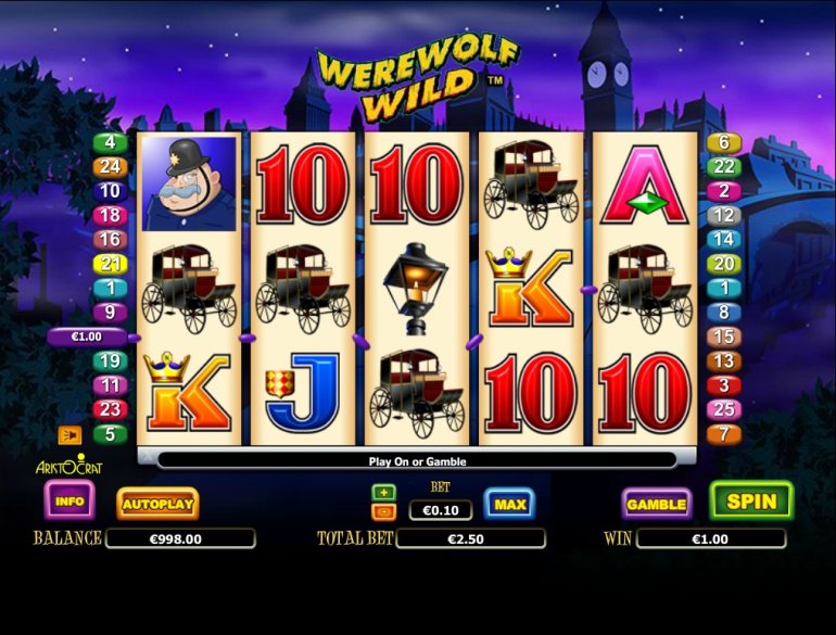 Werewolf Wild Video Slot